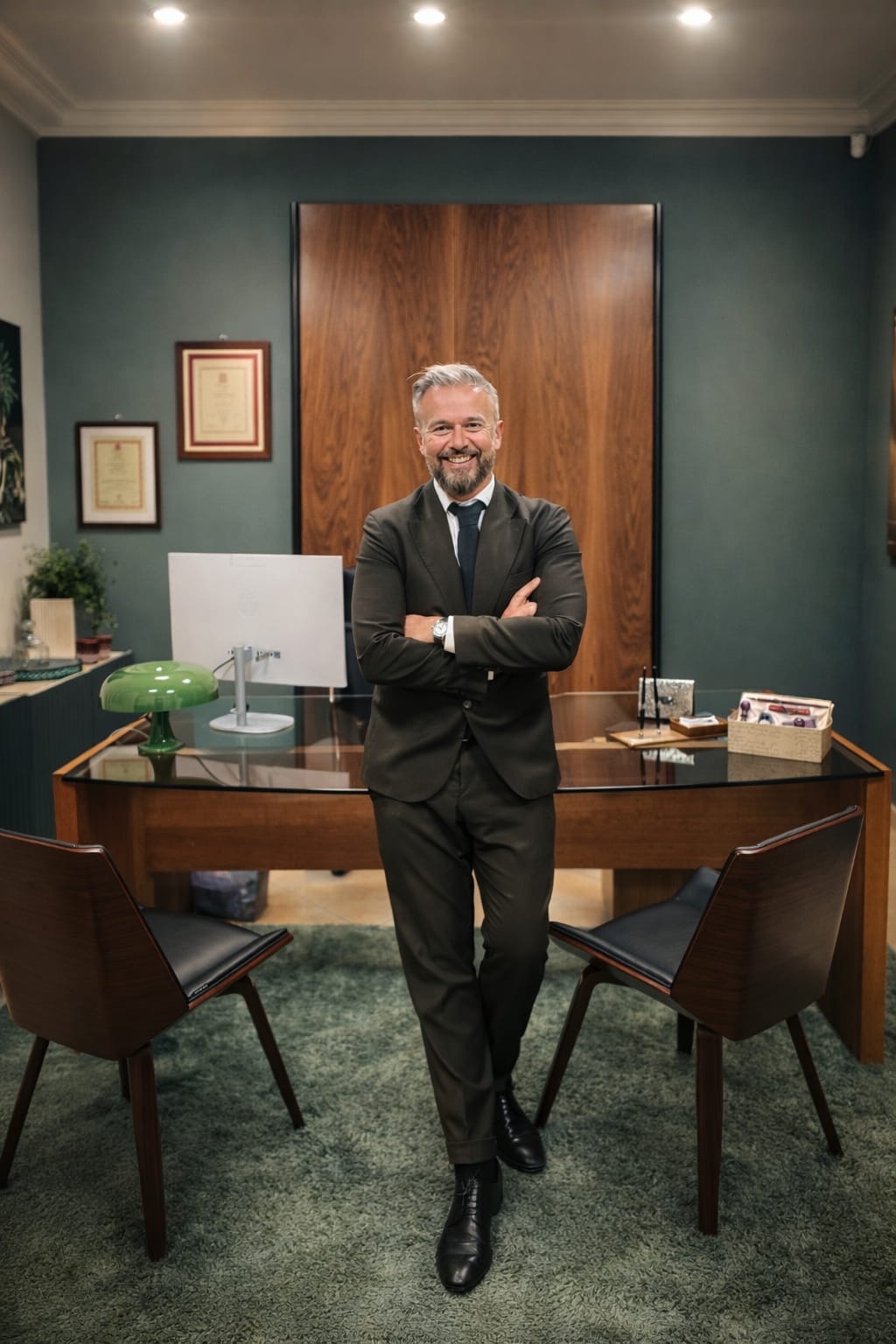 Fabio Valenziano in his office